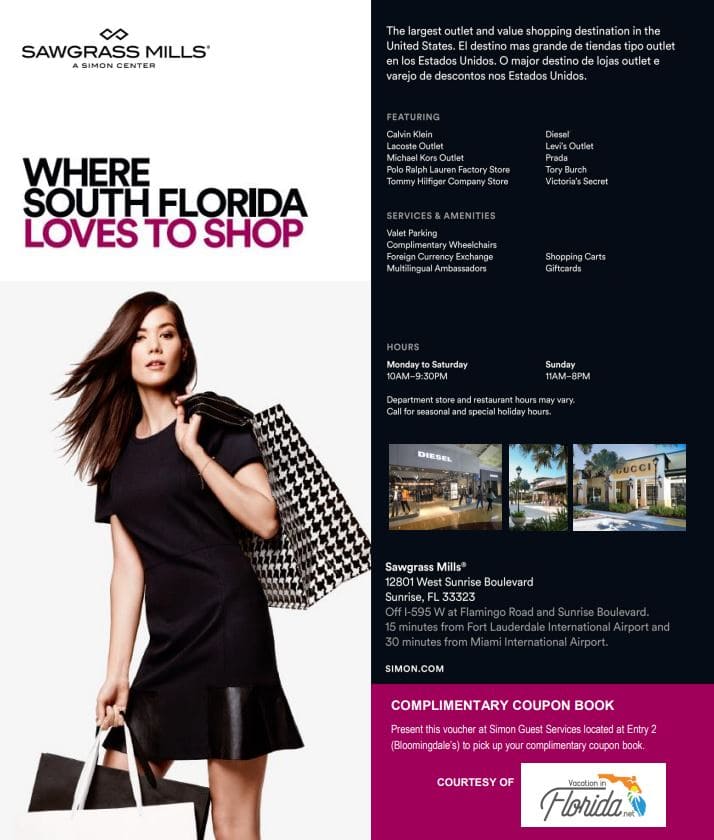 Sawgrass-Mills-Coupon-Book-Voucher-for-free